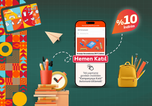 Trend Kredi Kart Kırtasiye Harcamaları İndirim Kampanyası!