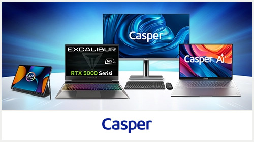 Casper Bilgisayar'da peşin fiyatına 6 aya varan taksit fırsatı!