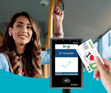 Hafta içi her gün ilk ulaşımınız Garanti BBVA TROY ile ücretsiz!