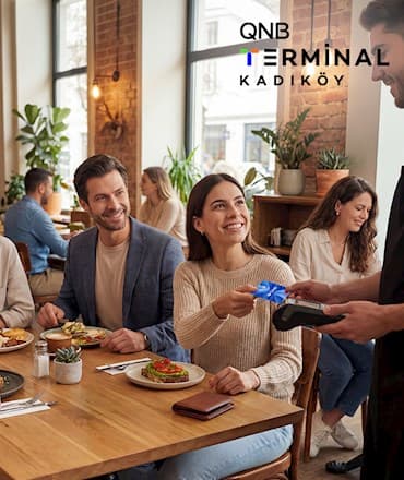 QNB Terminal Kadıköy Restoran Harcamalarında %10’dan Başlayan İndirim! | QNB Kredi Kartı