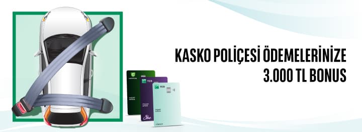 Aracınızı Güvence Altına Alırken 3.000 TL'ye Varan Bonus Kazanın!