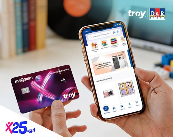 İş Bankası TROY kartına dr.com.tr ve D&R mobil uygulamasında 1.000 TL’ye varan indirim fırsatı! | Maximum