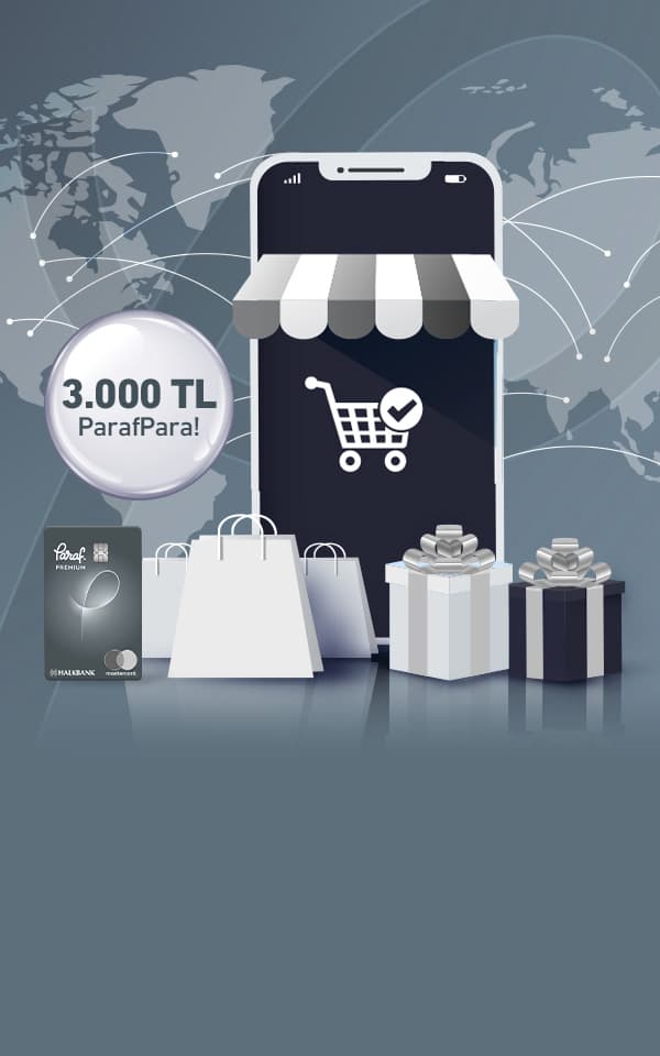Premium'a Özel Yurt Dışı Online Alışverişlerinize 3.000 TL ParafPara