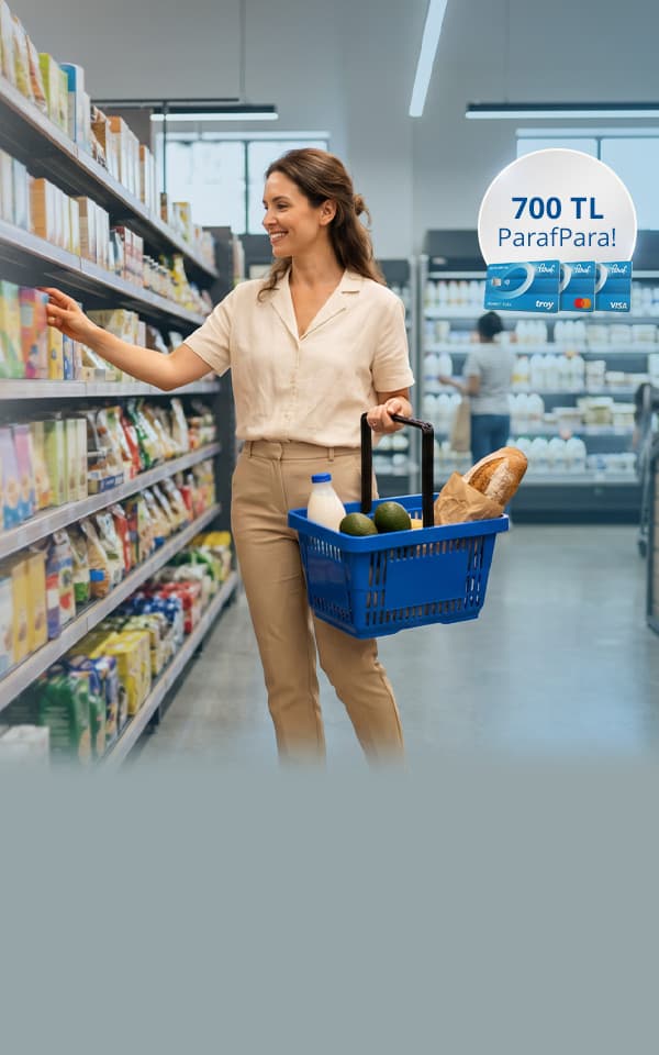 Market Alışverişlerinize 700 TL ParafPara
